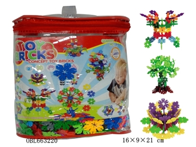 The leaves snow blocks PVC cylinder 700 PCS - OBL663220