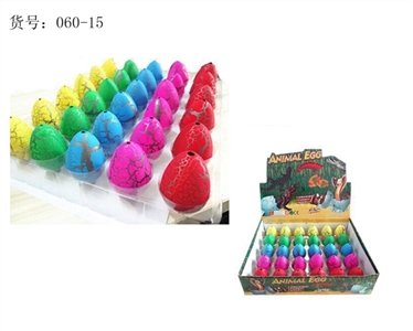 Large coloured cracks resurrection dinosaur egg - OBL663604