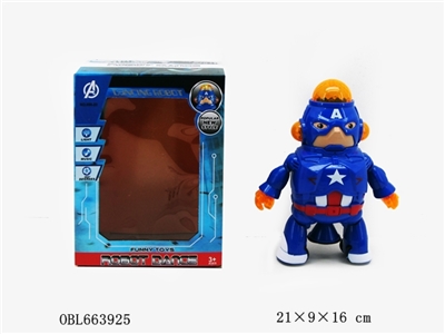太空机器人(带音乐,舞台灯光,360度旋转) - OBL663925