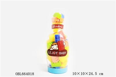 中型保龄球多色混装称重100克（32PCS+） - OBL664018