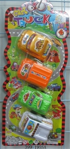 Four four color cartoon back to car - OBL664142