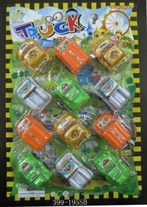 Four four color cartoon back to car - OBL664144