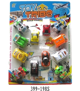 Two back to car Beach motorcycle - OBL664154