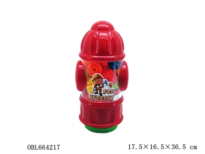 消防栓益智类4好动物积木多色混装数粒63PCS - OBL664217