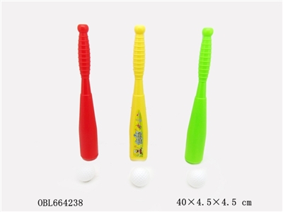 Three conventional color a baseball bat - OBL664238