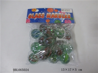 20只庄八片玻璃珠（2.5cm） - OBL665024