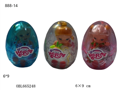 Three mixed high grade 3.5 inch solid body kelly doll with a comb - OBL665248