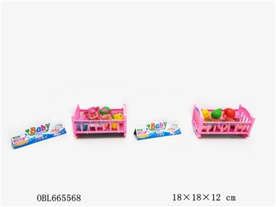双人睡床爬娃公仔加香 - OBL665568