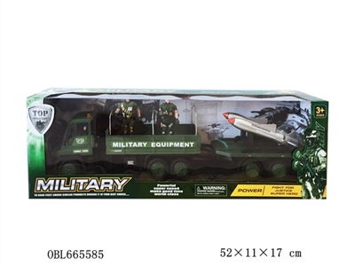 Inertia of military vehicle drag rocket soldiers - OBL665585