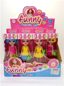 Interesting assembling barbie - OBL665726