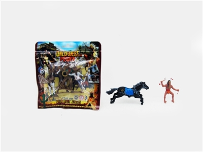 The indians and the horse - OBL666003