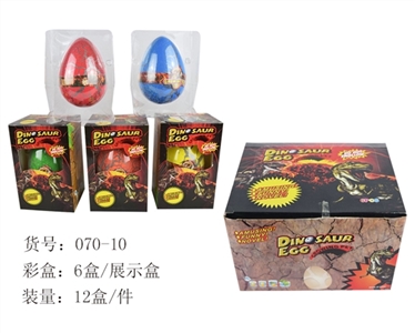 Ultimate giant dinosaur eggs a box of 6 PCS color crack expansion resurrection - OBL666374