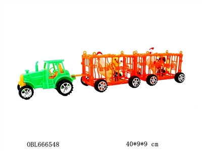 Inertia farmer car out two animal cage - OBL666548