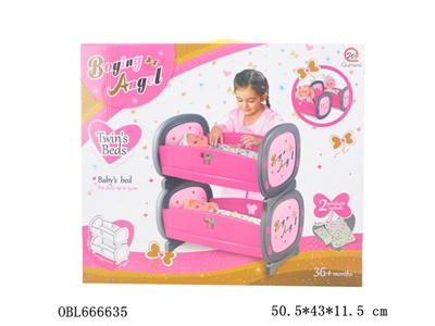 Bo baby angel baby play double fold bed - OBL666635