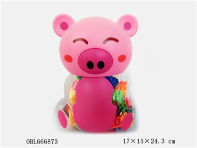 Large powder pigs produced blocks multi-color combination weighing 250 grams (79 PCS) - OBL666873
