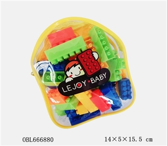 Yellow bag produced blocks multi-color combination weighing 110 grams (35 PCS) - OBL666880