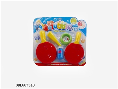 The magic bubble table tennis rally - OBL667340