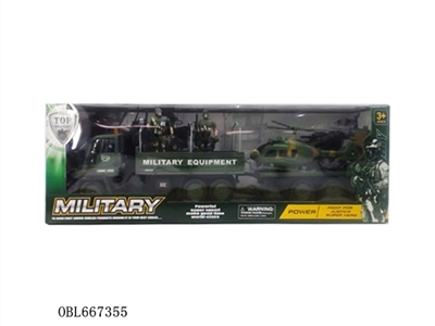 Inertia of military vehicle soldier off the plane - OBL667355