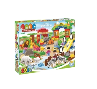 Happy zoo blocks 120 PCS - OBL667433