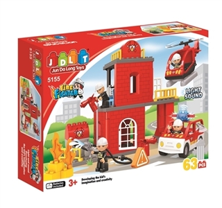 Fire blocks car 63 PCS - OBL667461
