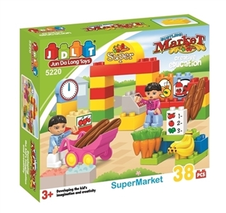 Market building blocks 38 PCS - OBL667497