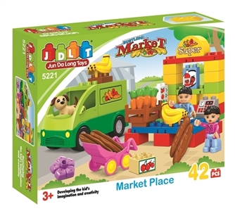 Market building blocks 42 PCS - OBL667498