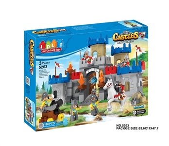 Castle building blocks 166 PCS with IC - OBL667518