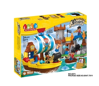 Pirate lego 162 PCS with IC - OBL667524