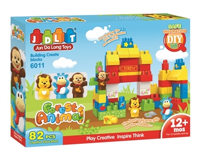 The forest animals blocks 82 PCS - OBL667565