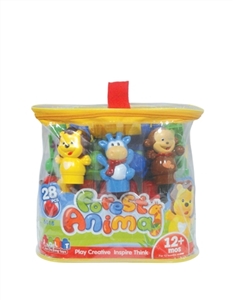 森林动物积木28pcs - OBL667570