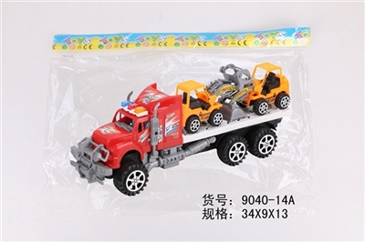 惯性拖头拖2只小工程车 - OBL667785