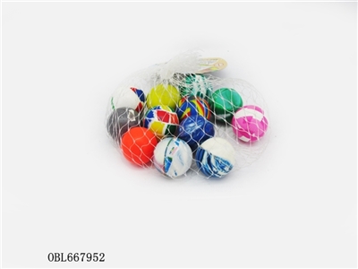 12只庄27mm混装花式弹跳球 - OBL667952