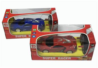 1:24四通遥控莱肯赛车/仿真车混装无包电 - OBL667958