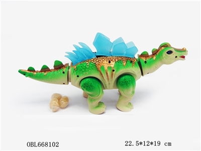 电动恐龙（带音乐、多处七彩灯、投影、生蛋) - OBL668102