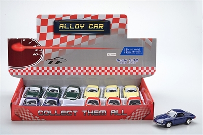 1:32 alloy back door driving porsche car 4 color orange - OBL668183