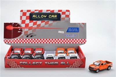 1:32 alloy back to drive ford pickup truck door 4 color orange - OBL668187