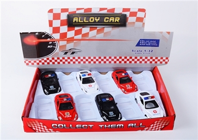 1:32 alloy back door driving ferrari car 3 color orange - OBL668198