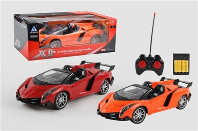 Lamborghini (poison) (red orange)/with rechargeable 1:16 four-way remote control car - OBL668230