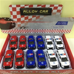 1:32 alloy back to ford car 3 color orange - OBL668648