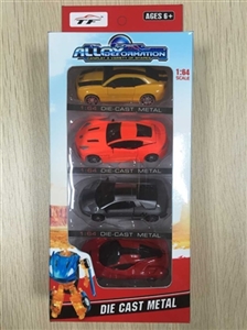 For 4 alloy deformation car 4 PCS 2 or more orange - OBL668663