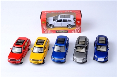 1:32 alloy driving back door Q7, land rover 4 color orange - OBL668720