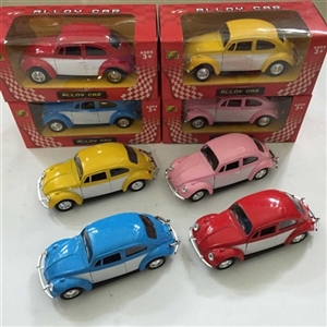 1:32 alloy back to drive door beetle sprayed white door 4 color orange - OBL668728