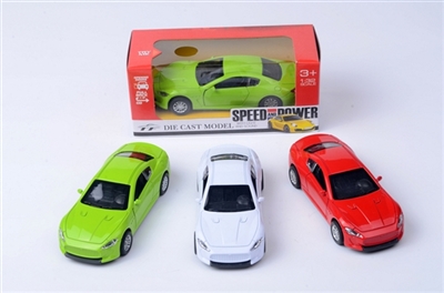 1:32 alloy car driving back door lights 3 colors mixed with voice - OBL668746