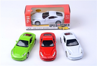 1:32 alloy car driving back door lights 3 colors mixed with voice - OBL668747