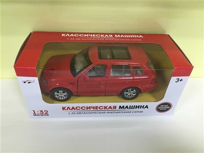 1:32 alloy driving back door Q7, land rover 4 color orange - OBL668757