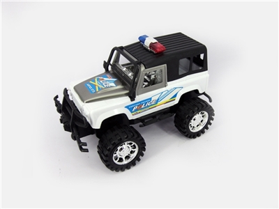 Inertial cross-country covered all the police car - OBL668822