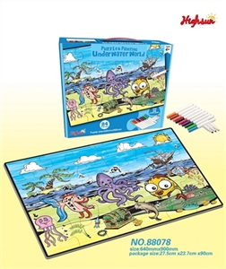 12 color crayons puzzles - OBL669248