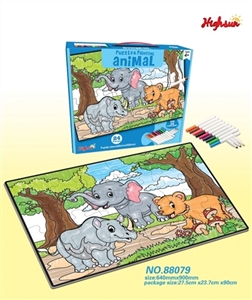 12 color crayons puzzles - OBL669249