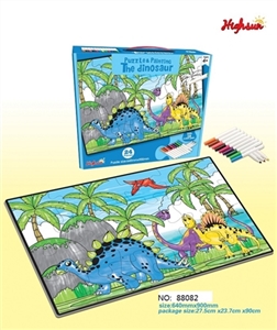 12 color crayons puzzles - OBL669252