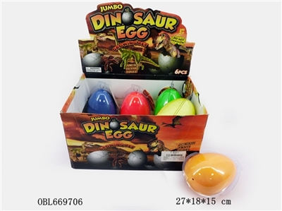 Big dinosaur colored eggs - OBL669706